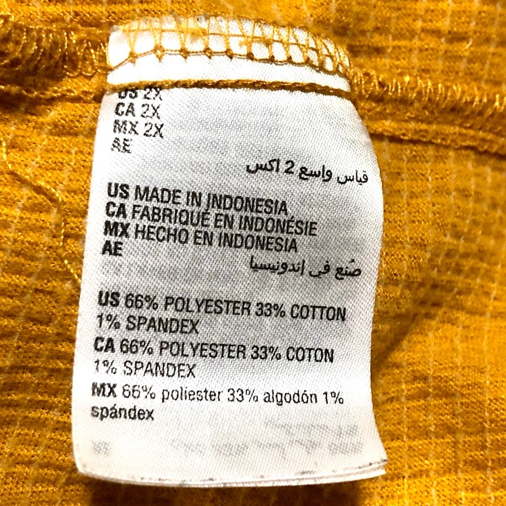 Alfani Women’s Mustard Yellow Halter Top Size 2X - Picture 5 of 9